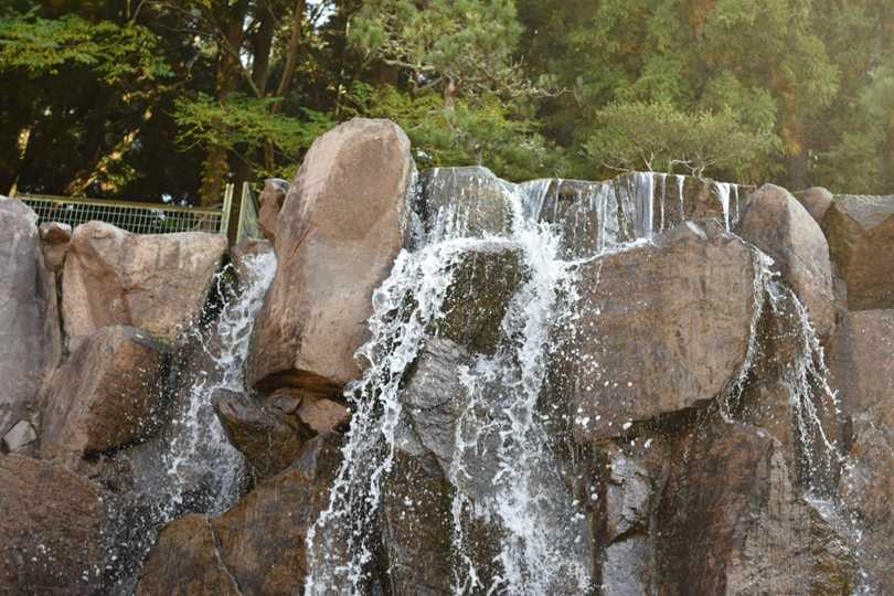 水分れ公園の風景